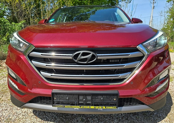 Hyundai Tucson cena 66999 przebieg: 168841, rok produkcji 2015 z Łęczna małe 781
